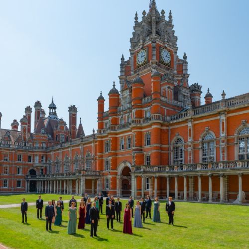 The Choir of Royal Holloway Outside Landscape