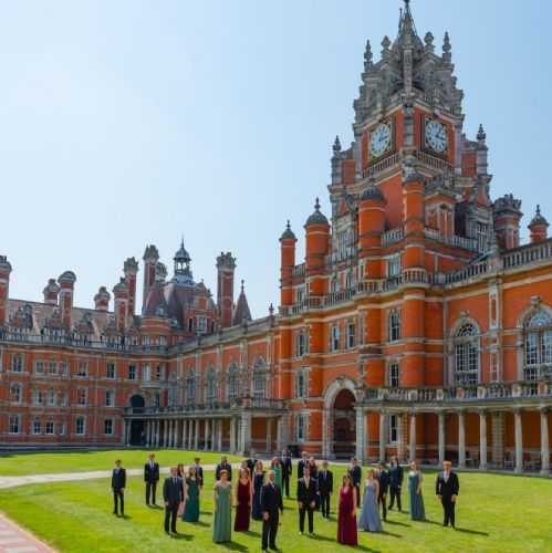 The Choir of Royal Holloway Outside Portrait